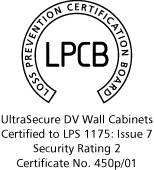 LPCB Logo - Certificate 450e/01 - Cylinder Clamps - Level 2