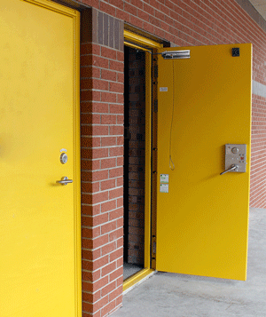 Sentinel Lite key entry/mechanical entry door