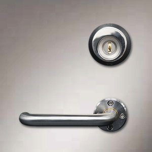 Key cylinder/mechanical and lever handle entry