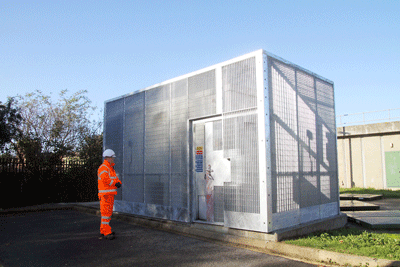 UltraSecure Mesh Cage System With Sliding Gate