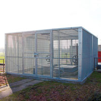 Five-Sided Mesh Cage System