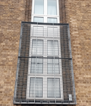 Exterior Mesh Window Protection