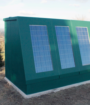 Triple Solar Panel Cabinet